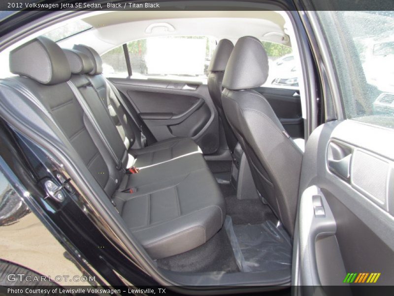 Black / Titan Black 2012 Volkswagen Jetta SE Sedan