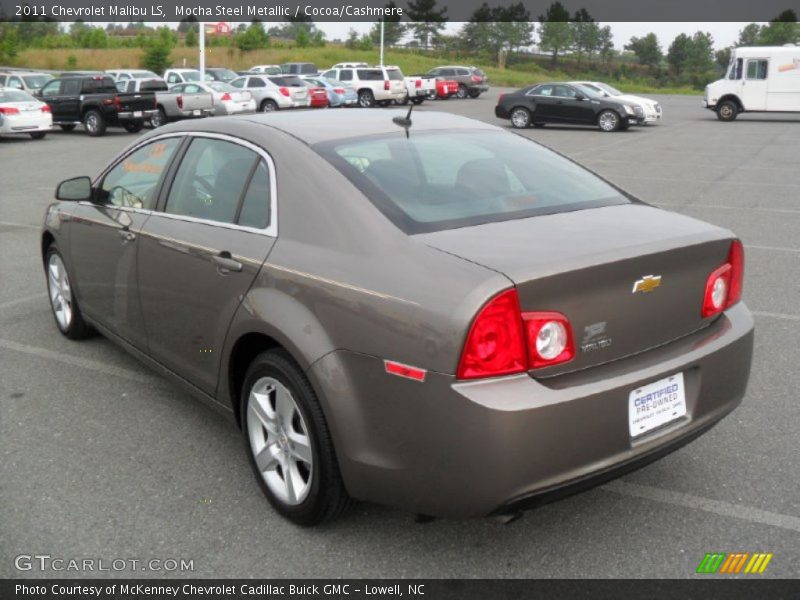 Mocha Steel Metallic / Cocoa/Cashmere 2011 Chevrolet Malibu LS