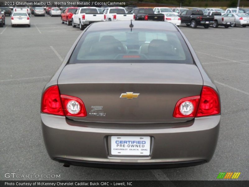 Mocha Steel Metallic / Cocoa/Cashmere 2011 Chevrolet Malibu LS