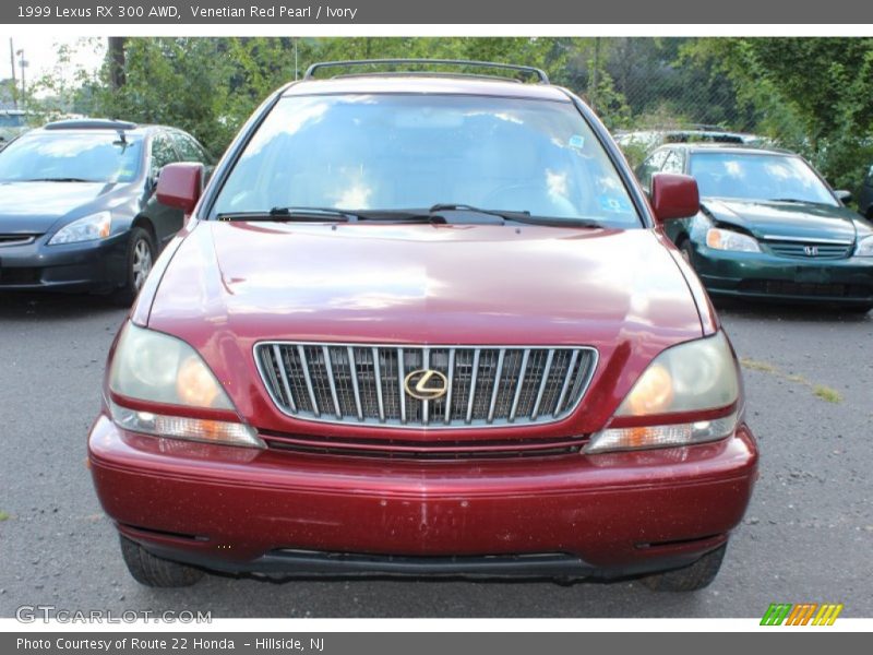 Venetian Red Pearl / Ivory 1999 Lexus RX 300 AWD