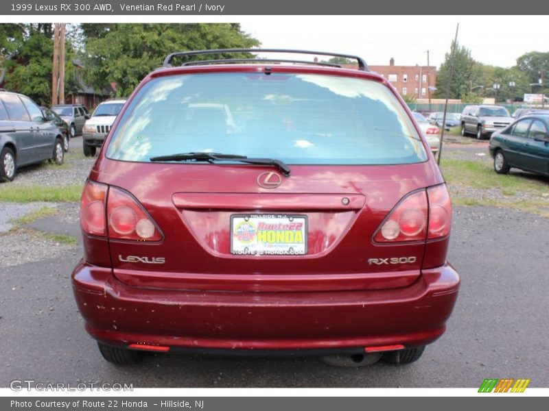 Venetian Red Pearl / Ivory 1999 Lexus RX 300 AWD