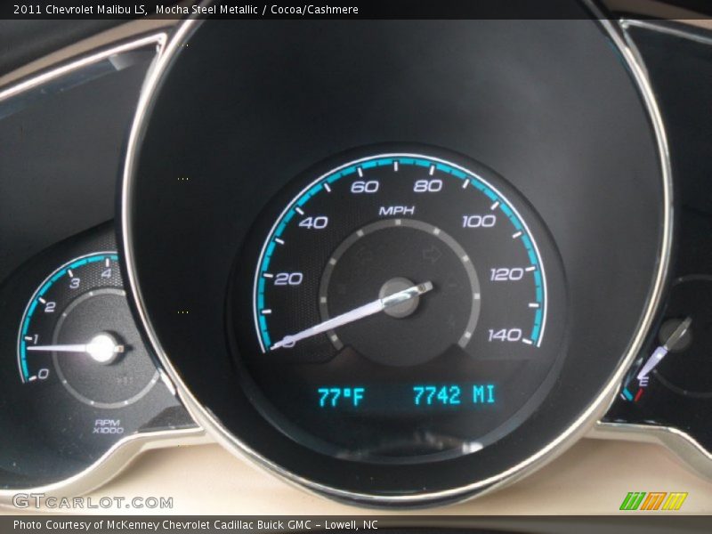 Mocha Steel Metallic / Cocoa/Cashmere 2011 Chevrolet Malibu LS