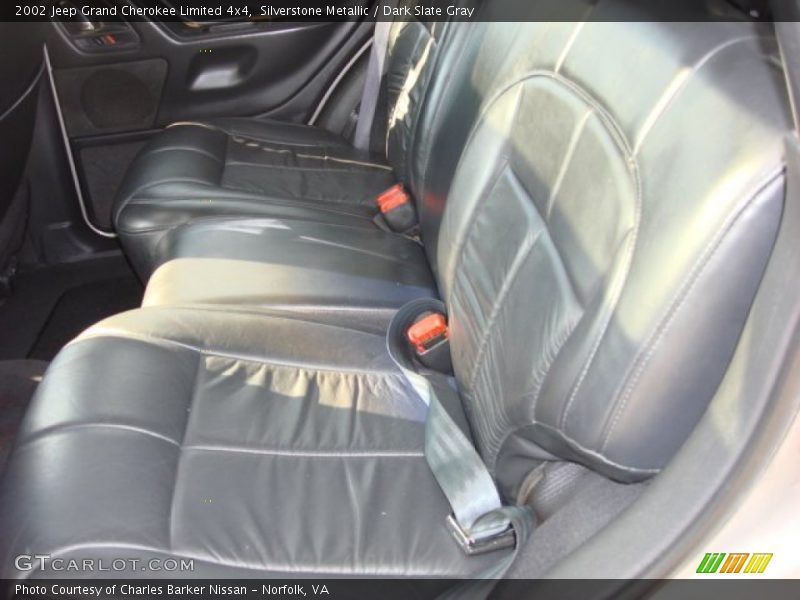 Silverstone Metallic / Dark Slate Gray 2002 Jeep Grand Cherokee Limited 4x4