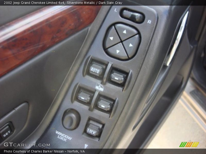 Silverstone Metallic / Dark Slate Gray 2002 Jeep Grand Cherokee Limited 4x4
