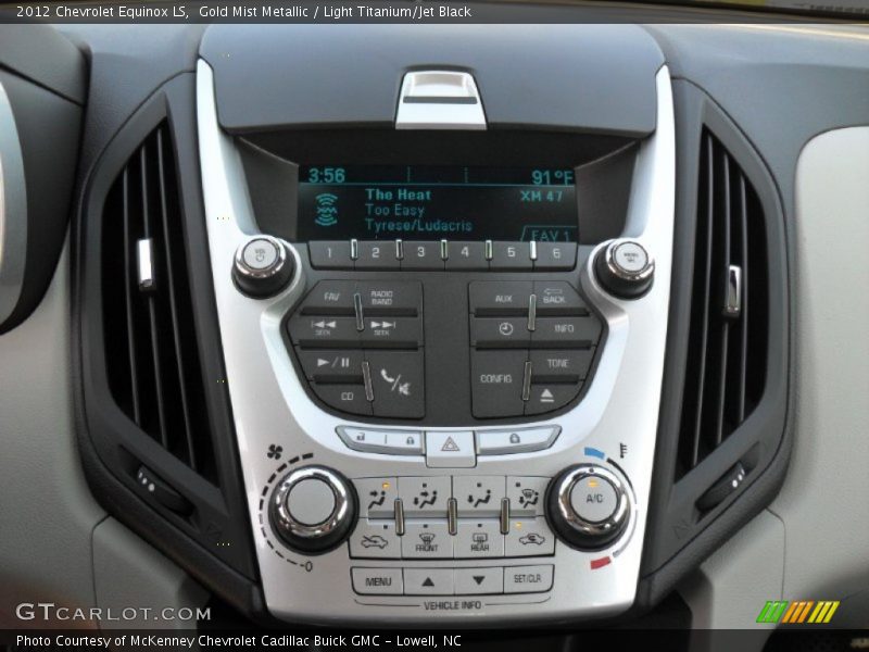 Controls of 2012 Equinox LS