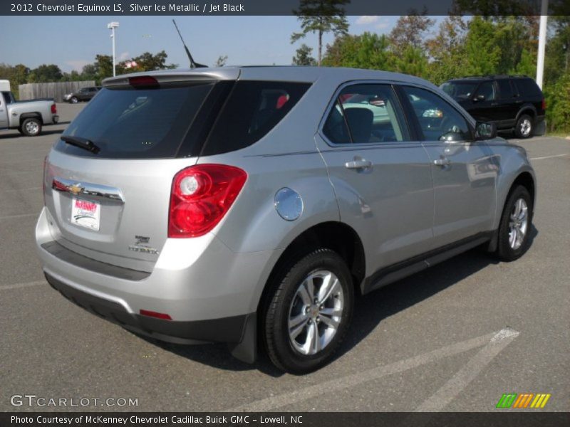 Silver Ice Metallic / Jet Black 2012 Chevrolet Equinox LS