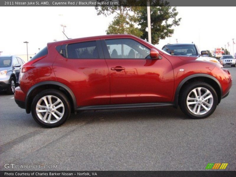  2011 Juke SL AWD Cayenne Red