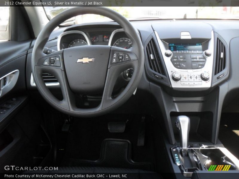 Silver Ice Metallic / Jet Black 2012 Chevrolet Equinox LS