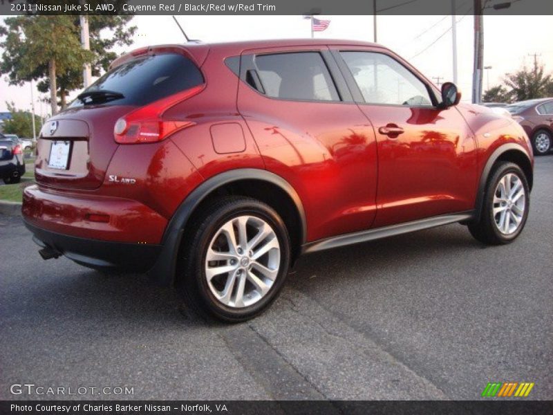  2011 Juke SL AWD Cayenne Red