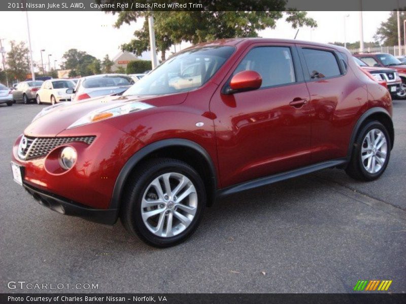  2011 Juke SL AWD Cayenne Red