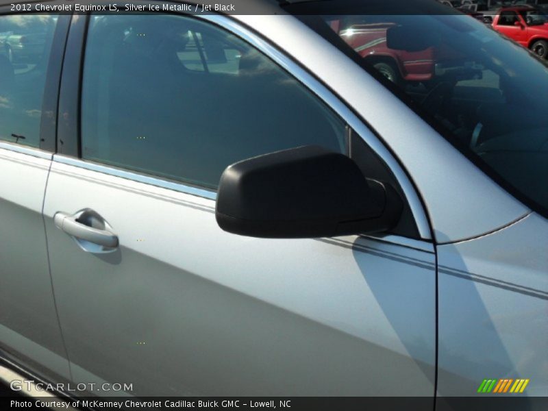 Silver Ice Metallic / Jet Black 2012 Chevrolet Equinox LS