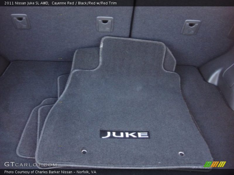 Cayenne Red / Black/Red w/Red Trim 2011 Nissan Juke SL AWD