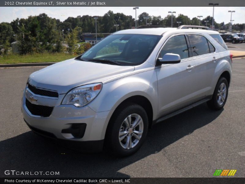 Silver Ice Metallic / Jet Black 2012 Chevrolet Equinox LT