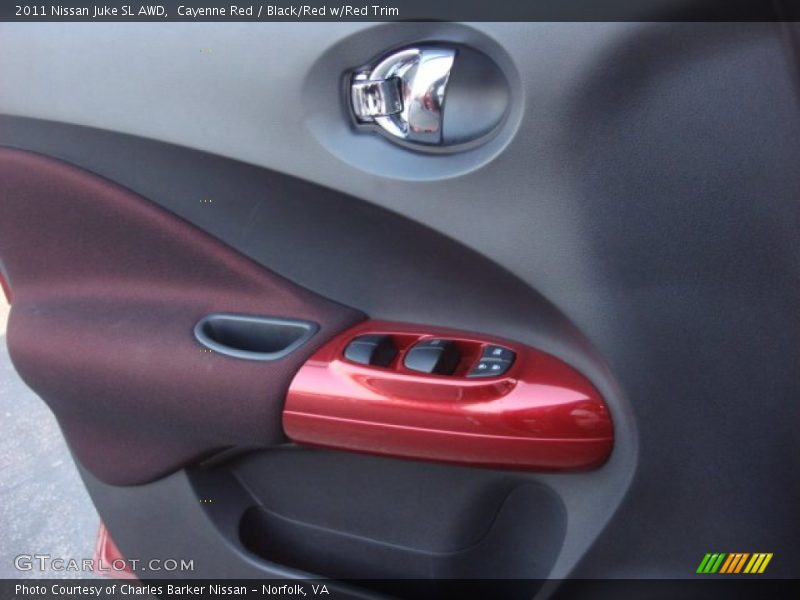 Cayenne Red / Black/Red w/Red Trim 2011 Nissan Juke SL AWD