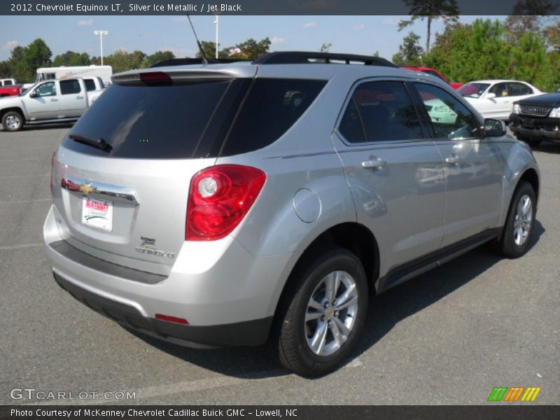 Silver Ice Metallic / Jet Black 2012 Chevrolet Equinox LT