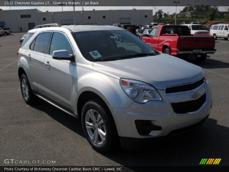 Silver Ice Metallic / Jet Black 2012 Chevrolet Equinox LT