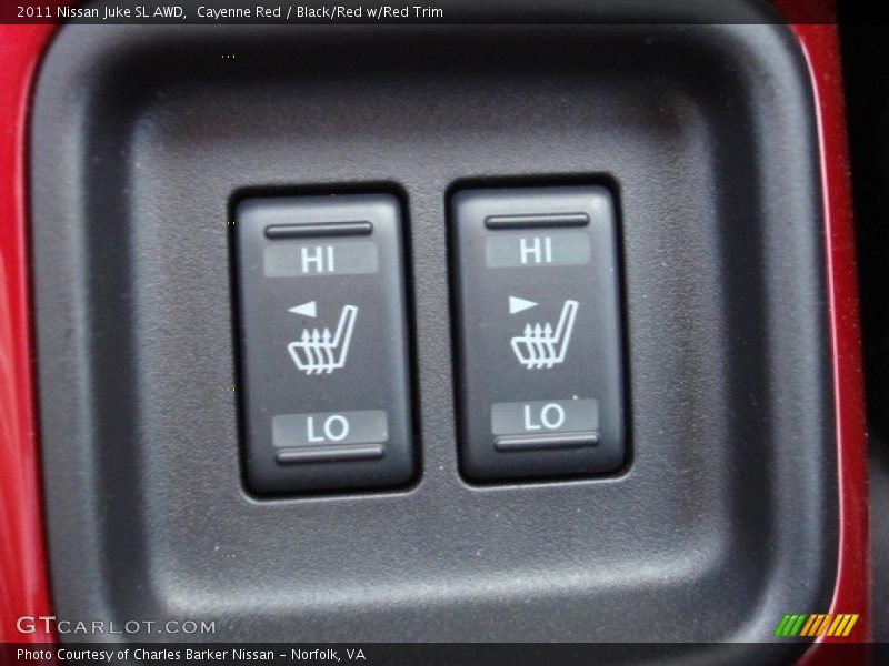 Cayenne Red / Black/Red w/Red Trim 2011 Nissan Juke SL AWD