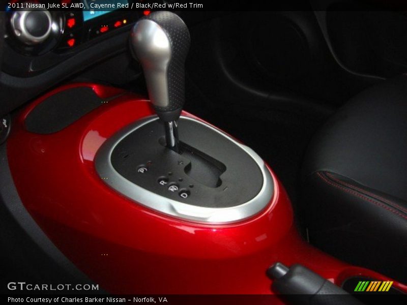 Cayenne Red / Black/Red w/Red Trim 2011 Nissan Juke SL AWD