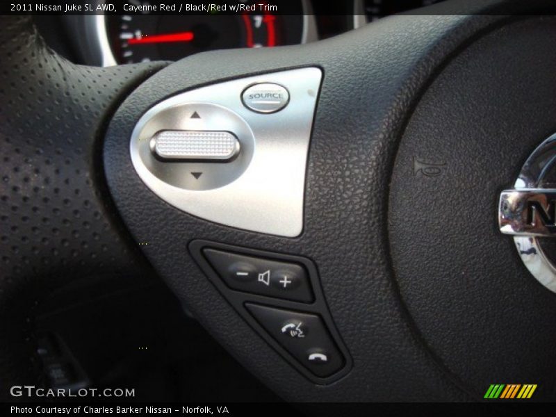 Cayenne Red / Black/Red w/Red Trim 2011 Nissan Juke SL AWD