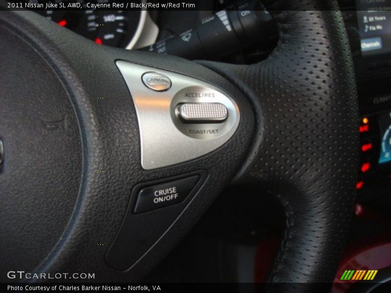Cayenne Red / Black/Red w/Red Trim 2011 Nissan Juke SL AWD
