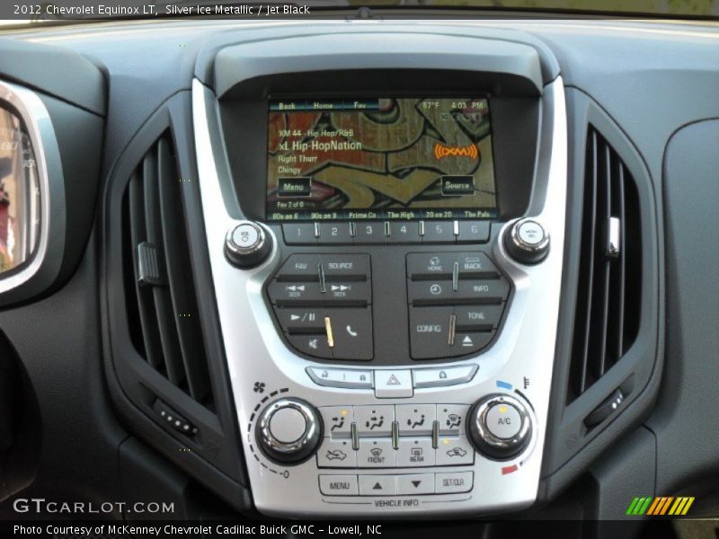 Controls of 2012 Equinox LT