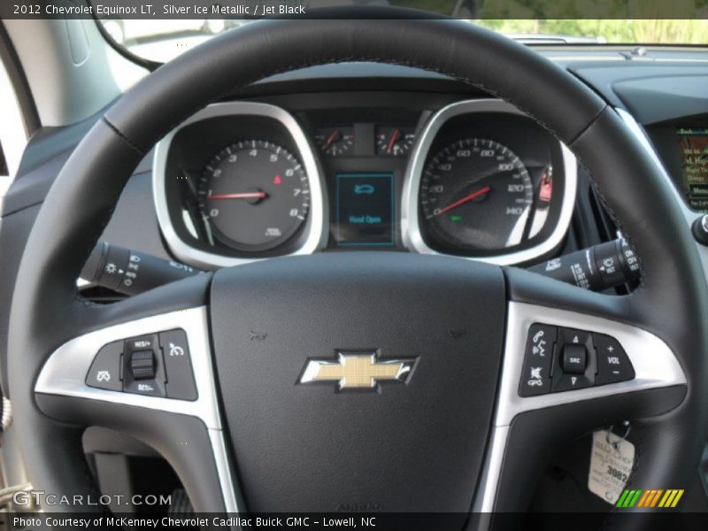 Silver Ice Metallic / Jet Black 2012 Chevrolet Equinox LT