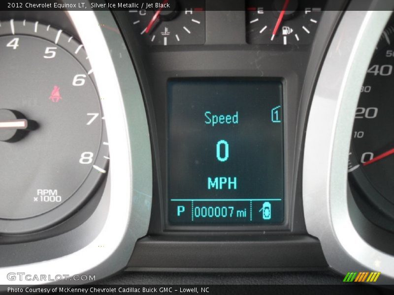 Silver Ice Metallic / Jet Black 2012 Chevrolet Equinox LT