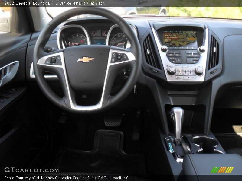 Silver Ice Metallic / Jet Black 2012 Chevrolet Equinox LT