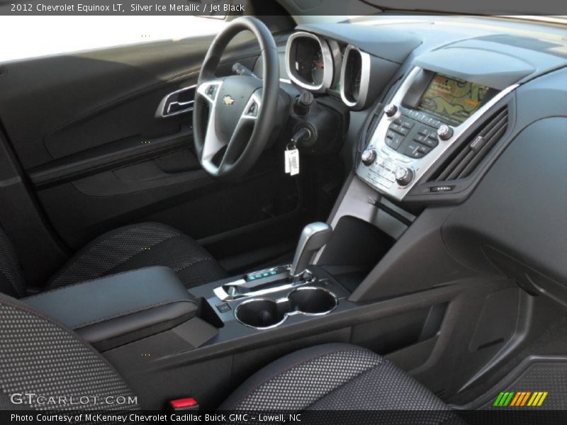Silver Ice Metallic / Jet Black 2012 Chevrolet Equinox LT