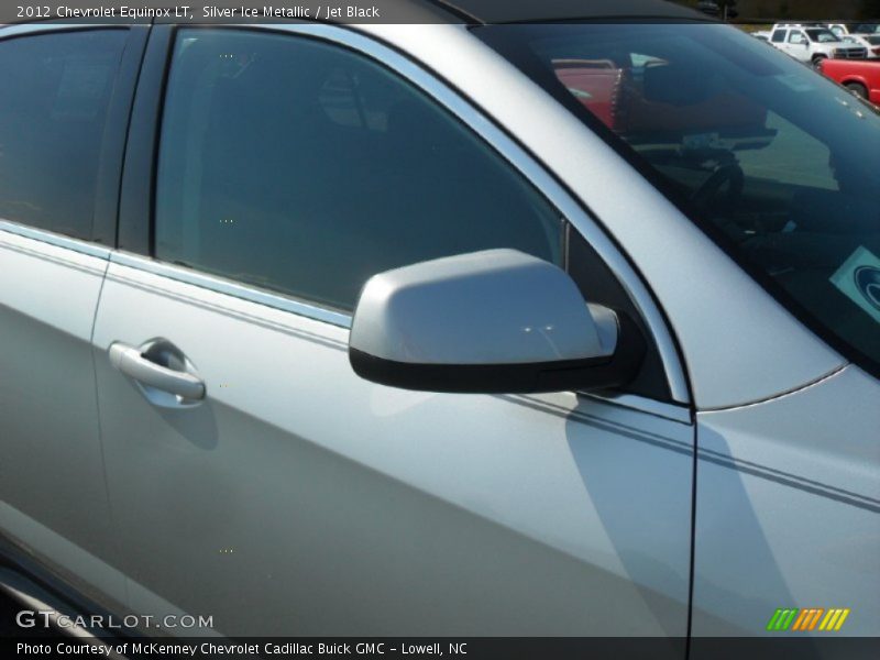 Silver Ice Metallic / Jet Black 2012 Chevrolet Equinox LT