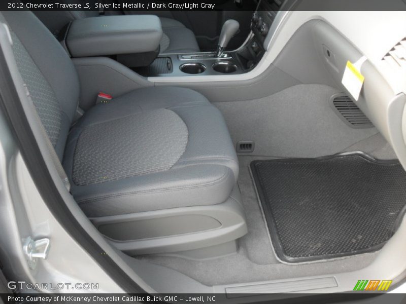 Silver Ice Metallic / Dark Gray/Light Gray 2012 Chevrolet Traverse LS