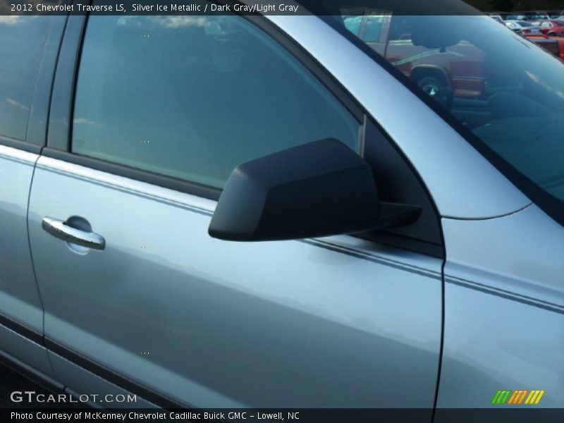 Silver Ice Metallic / Dark Gray/Light Gray 2012 Chevrolet Traverse LS