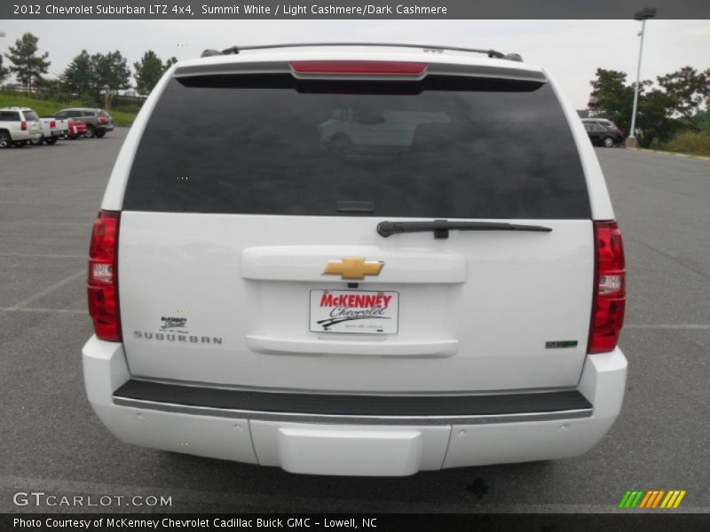 Summit White / Light Cashmere/Dark Cashmere 2012 Chevrolet Suburban LTZ 4x4