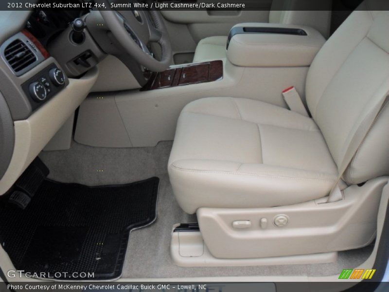 Summit White / Light Cashmere/Dark Cashmere 2012 Chevrolet Suburban LTZ 4x4