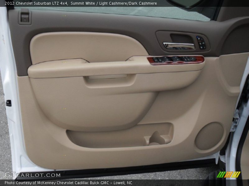 Summit White / Light Cashmere/Dark Cashmere 2012 Chevrolet Suburban LTZ 4x4
