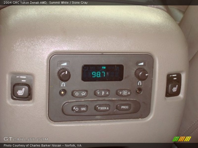 Summit White / Stone Gray 2004 GMC Yukon Denali AWD
