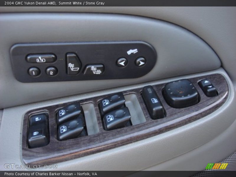 Summit White / Stone Gray 2004 GMC Yukon Denali AWD