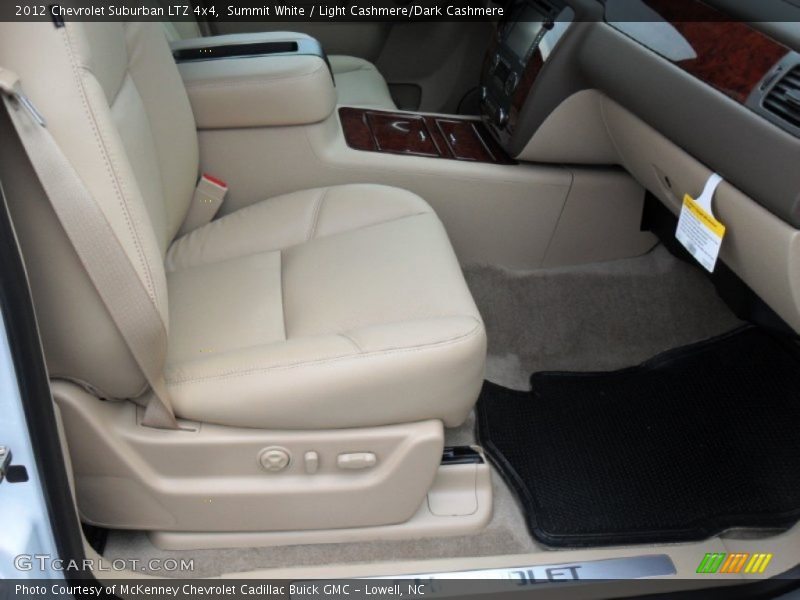 Summit White / Light Cashmere/Dark Cashmere 2012 Chevrolet Suburban LTZ 4x4