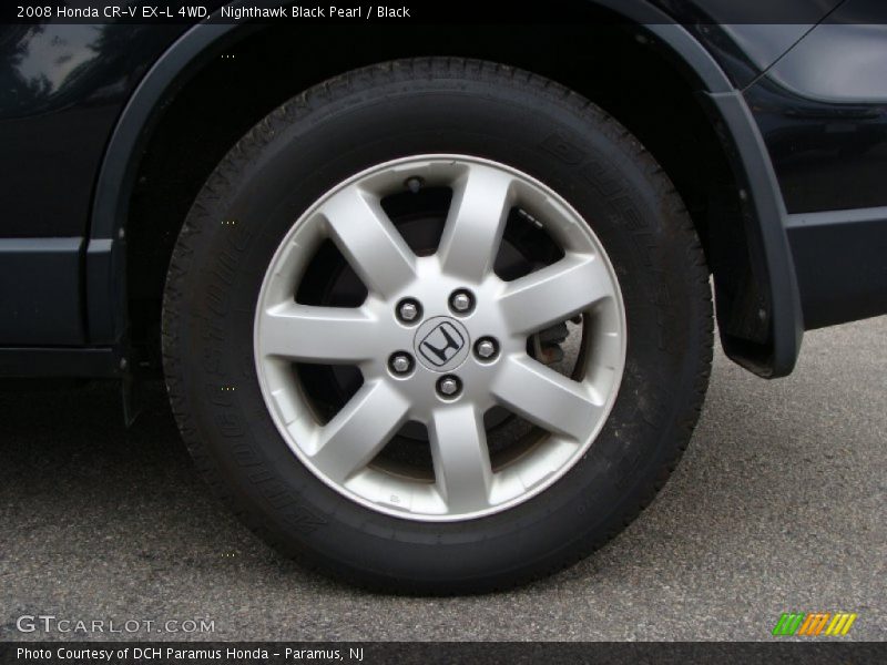 Nighthawk Black Pearl / Black 2008 Honda CR-V EX-L 4WD