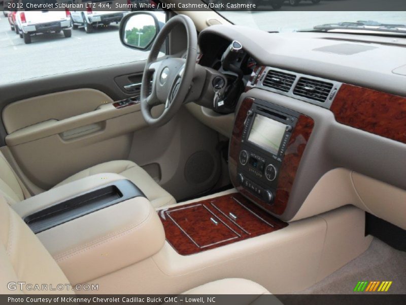 Summit White / Light Cashmere/Dark Cashmere 2012 Chevrolet Suburban LTZ 4x4