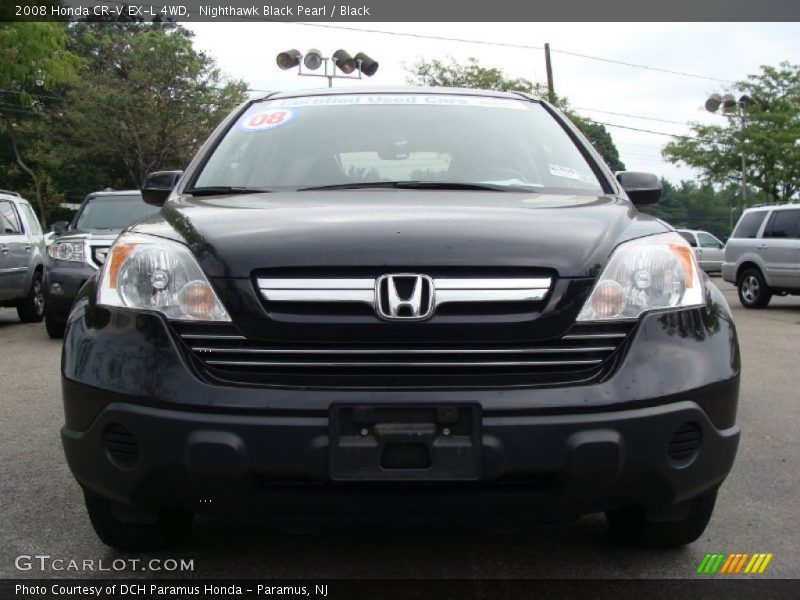 Nighthawk Black Pearl / Black 2008 Honda CR-V EX-L 4WD