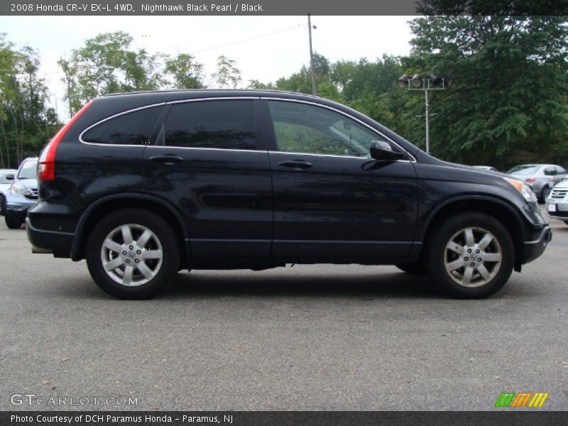 Nighthawk Black Pearl / Black 2008 Honda CR-V EX-L 4WD