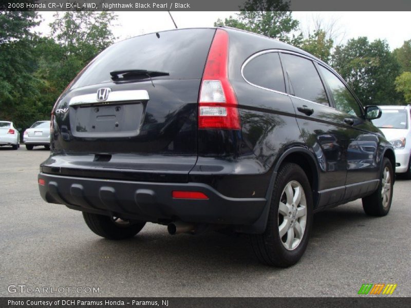 Nighthawk Black Pearl / Black 2008 Honda CR-V EX-L 4WD