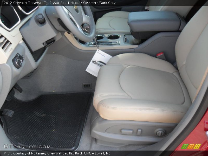 Crystal Red Tintcoat / Cashmere/Dark Gray 2012 Chevrolet Traverse LT