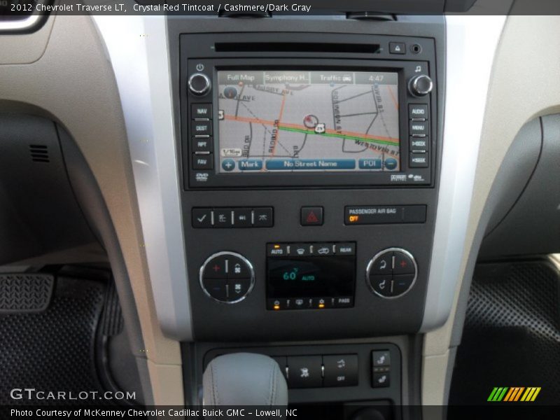 Navigation of 2012 Traverse LT