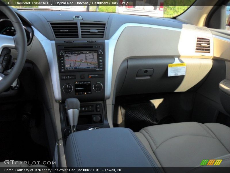 Crystal Red Tintcoat / Cashmere/Dark Gray 2012 Chevrolet Traverse LT