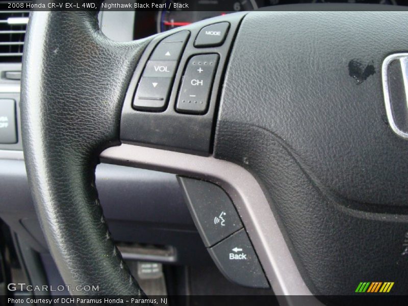 Nighthawk Black Pearl / Black 2008 Honda CR-V EX-L 4WD