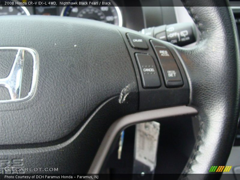 Nighthawk Black Pearl / Black 2008 Honda CR-V EX-L 4WD