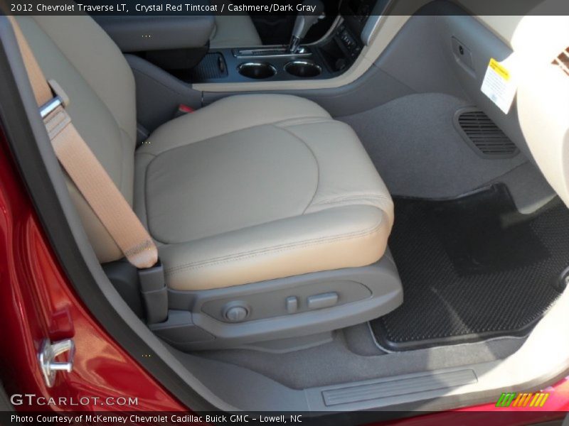Crystal Red Tintcoat / Cashmere/Dark Gray 2012 Chevrolet Traverse LT