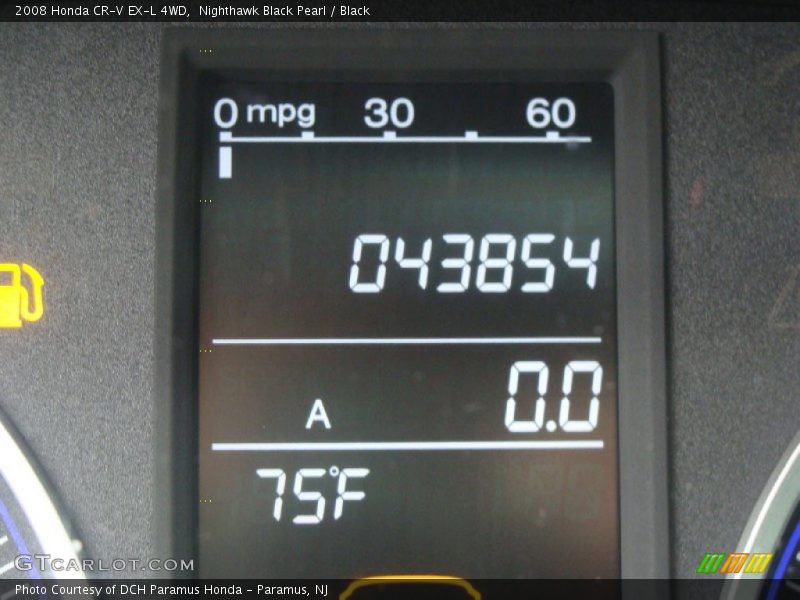 Nighthawk Black Pearl / Black 2008 Honda CR-V EX-L 4WD